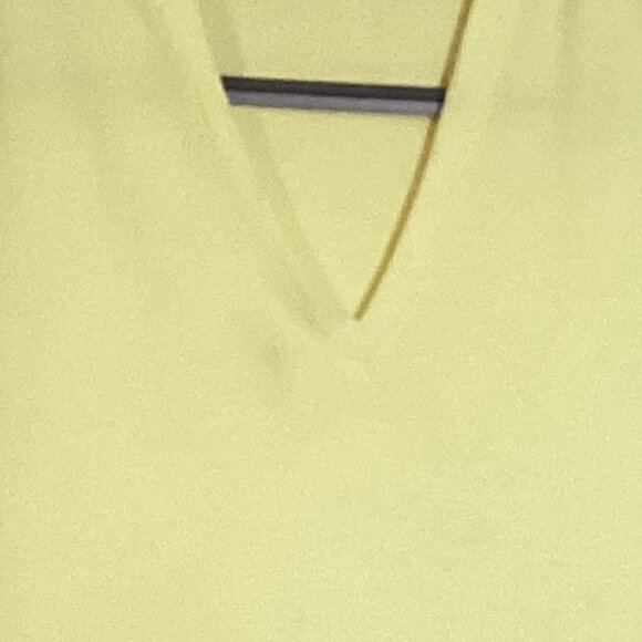 Line Two Womens Yellow Knitted Maxi Long Shift Dress Size M Short Sleeve Pull-on - Picture 8 of 9